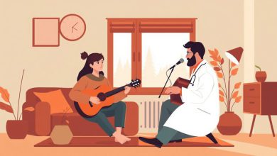 جلسه موزیک تراپی
