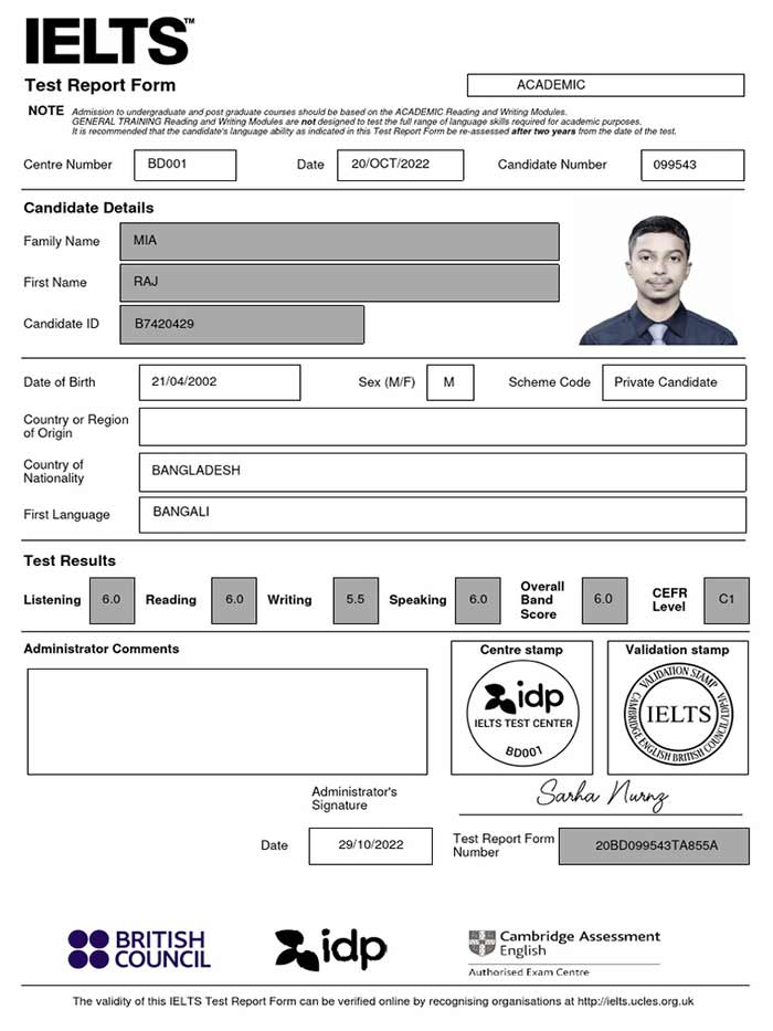 مدرک آیلتس